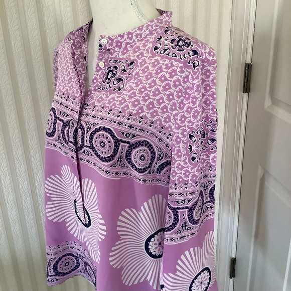 J. Crew Point Sur 100% Silk Blouse Size S - Picture 4 of 9